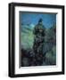 Canadian Sentry, Moonlight, Neuville-Vitesse, 1918-Alfred Bastien-Framed Giclee Print