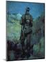 Canadian Sentry, Moonlight, Neuville-Vitesse, 1918-Alfred Bastien-Mounted Giclee Print