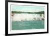 Canadian Shore, Niagara Falls-null-Framed Art Print