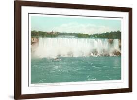 Canadian Shore, Niagara Falls-null-Framed Premium Giclee Print