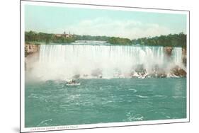 Canadian Shore, Niagara Falls-null-Mounted Premium Giclee Print