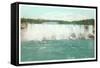 Canadian Shore, Niagara Falls-null-Framed Stretched Canvas