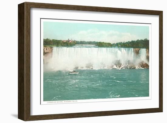 Canadian Shore, Niagara Falls-null-Framed Art Print