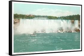 Canadian Shore, Niagara Falls-null-Framed Stretched Canvas