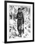 Canadian Trapper, 19th Century-Charles Édouard Delort-Framed Giclee Print