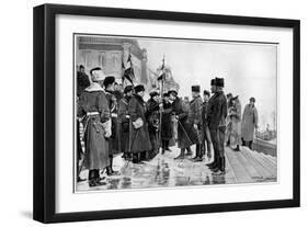 Canadian Troops About to Leave for the Boer War, 1900-null-Framed Giclee Print