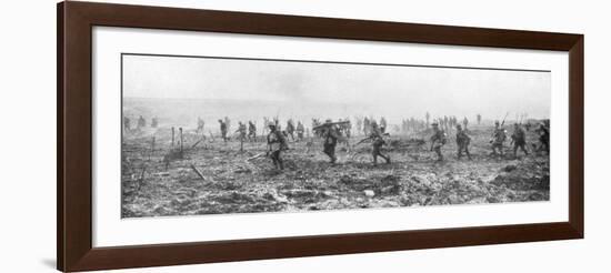 Canadian Troops in No Man's Land, Vimy, France, First World War, 9 April 1917-null-Framed Giclee Print