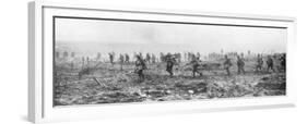 Canadian Troops in No Man's Land, Vimy, France, First World War, 9 April 1917-null-Framed Giclee Print