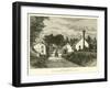 Canadian Village-null-Framed Giclee Print