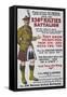 Canadian World War One Recruiting Poster-null-Framed Stretched Canvas