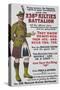Canadian World War One Recruiting Poster-null-Stretched Canvas