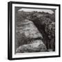 Canadians Leaving their Trenches to Rush a German Position, World War I, 1914-1918-null-Framed Photographic Print