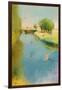 Canal, 1897 (Pastel on Canvas)-Lesser Ury-Framed Giclee Print