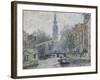 Canal a Amsterdam, 1874-Claude Monet-Framed Giclee Print