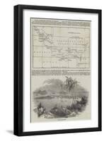 Canal across the Isthmus of Panama-null-Framed Giclee Print