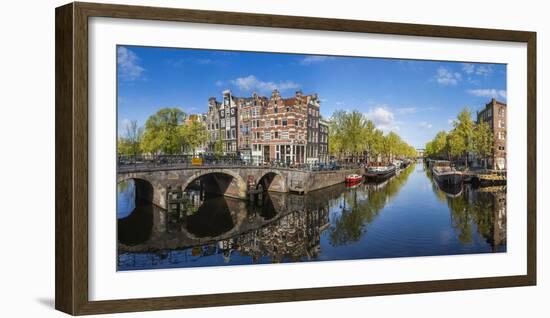 Canal, Amsterdam, Holland, Netherlands-Peter Adams-Framed Photographic Print