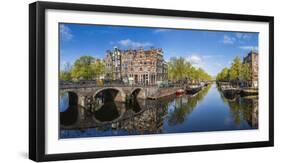 Canal, Amsterdam, Holland, Netherlands-Peter Adams-Framed Photographic Print