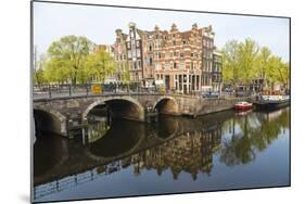 Canal, Amsterdam, Holland, Netherlands-Peter Adams-Mounted Photographic Print