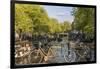 Canal, Amsterdam, Holland, Netherlands-Peter Adams-Framed Photographic Print