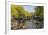 Canal, Amsterdam, Holland, Netherlands-Peter Adams-Framed Photographic Print