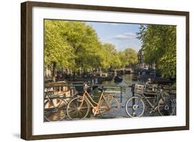 Canal, Amsterdam, Holland, Netherlands-Peter Adams-Framed Photographic Print