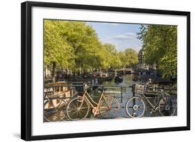 Canal, Amsterdam, Holland, Netherlands-Peter Adams-Framed Photographic Print