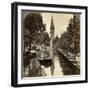 Canal, Amsterdam, Netherlands-Underwood & Underwood-Framed Photographic Print