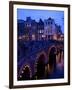 Canal and Bridge, Amsterdam, Holland, Europe-Frank Fell-Framed Premium Photographic Print