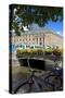 Canal and City Tram, Drottningtorget, Gothenburg, Sweden, Scandinavia, Europe-Frank Fell-Stretched Canvas