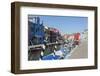 Canal and colourful facades, Burano, Veneto, Italy, Europe-Frank Fell-Framed Photographic Print