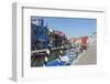 Canal and colourful facades, Burano, Veneto, Italy, Europe-Frank Fell-Framed Photographic Print