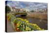 Canal and Hotels, Drottningtorget, Gothenburg, Sweden, Scandinavia, Europe-Frank Fell-Stretched Canvas