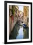 Canal and houses, Venice, Veneto, Italy-Russ Bishop-Framed Photographic Print