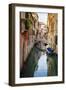 Canal and houses, Venice, Veneto, Italy-Russ Bishop-Framed Photographic Print