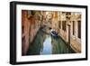 Canal and houses, Venice, Veneto, Italy-Russ Bishop-Framed Photographic Print