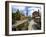 Canal and Lock Keepers Cottage at Castlefield, Manchester, England, UK-Richardson Peter-Framed Photographic Print