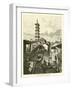 Canal and Pagoda Near Shanghai-null-Framed Giclee Print