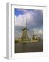 Canal and Windmills at Kinderdijk, Unesco World Heritage Site, Holland-Gavin Hellier-Framed Photographic Print