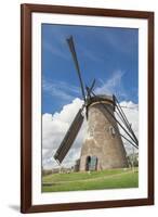 Canal and Windmills, Kinderdijk, UNESCO World Heritage Site, South Holland, the Netherlands, Europe-Mark Doherty-Framed Photographic Print