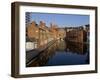 Canal Area, Birmingham, Midlands, England, United Kingdom, Europe-Charles Bowman-Framed Photographic Print