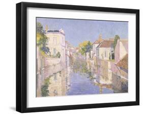 Canal at Burano, Venice-Paul Mathieu-Framed Giclee Print