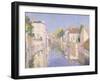 Canal at Burano, Venice-Paul Mathieu-Framed Giclee Print