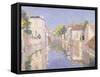 Canal at Burano, Venice-Paul Mathieu-Framed Stretched Canvas