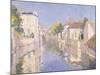 Canal at Burano, Venice-Paul Mathieu-Mounted Giclee Print