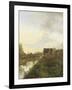 Canal at Graveland-Pieter Gerardus van Os-Framed Art Print