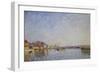 Canal at Loing, 1884-Alfred Sisley-Framed Giclee Print