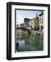 Canal at Porta Ticinese, Naviglio Grande, Milan, Lombardy, Italy-Sheila Terry-Framed Photographic Print