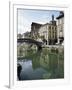 Canal at Porta Ticinese, Naviglio Grande, Milan, Lombardy, Italy-Sheila Terry-Framed Photographic Print