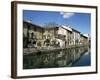 Canal at Porta Ticinese, Naviglio Grande, Milan, Lombardy, Italy-Sheila Terry-Framed Photographic Print