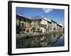 Canal at Porta Ticinese, Naviglio Grande, Milan, Lombardy, Italy-Sheila Terry-Framed Photographic Print